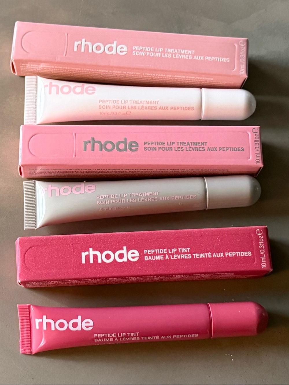 rhode skin Peptide Lip Treatment & Tint Set - 3 Pcs
